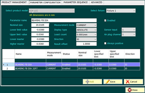 Parameter Configuration
